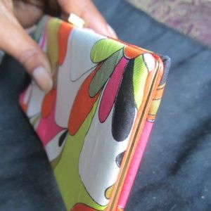 AUTH 1960s EMILIO PUCCI by JANA SILK CLUTCH WALLET